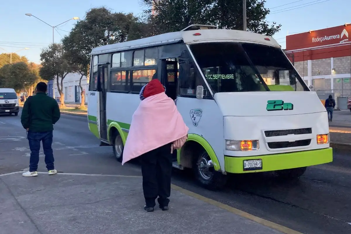 Fracasa el paro del transporte público en Puebla este 3 de febrero