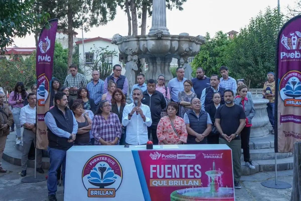 Entrega Gobierno de Pepe Chedraui mantenimiento integral de la fuente del Parque Habana 1 Entregan mantenimiento de la fuente del Parque Habana
