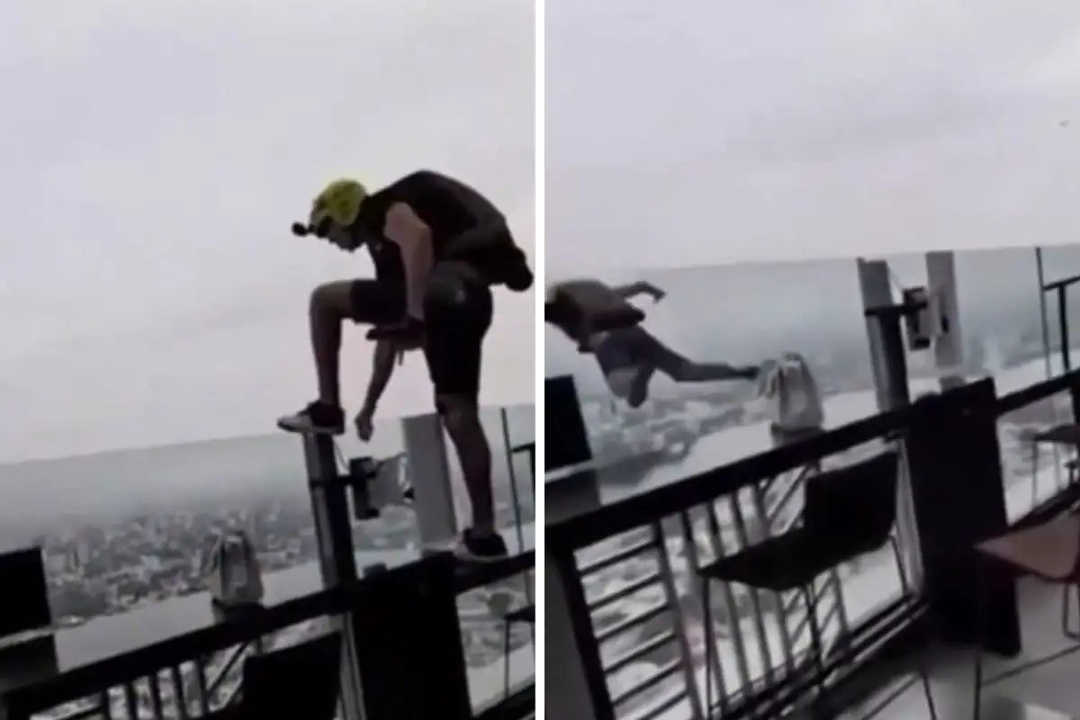 Hombre salta del Hotel RIU en Guadalajara desde el piso 42