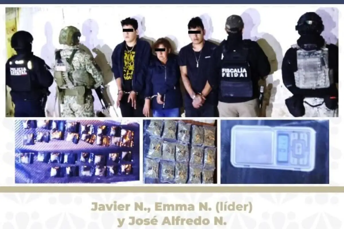 Desarticulan banda que usaba hotel de Tetela como punto de venta de drogas