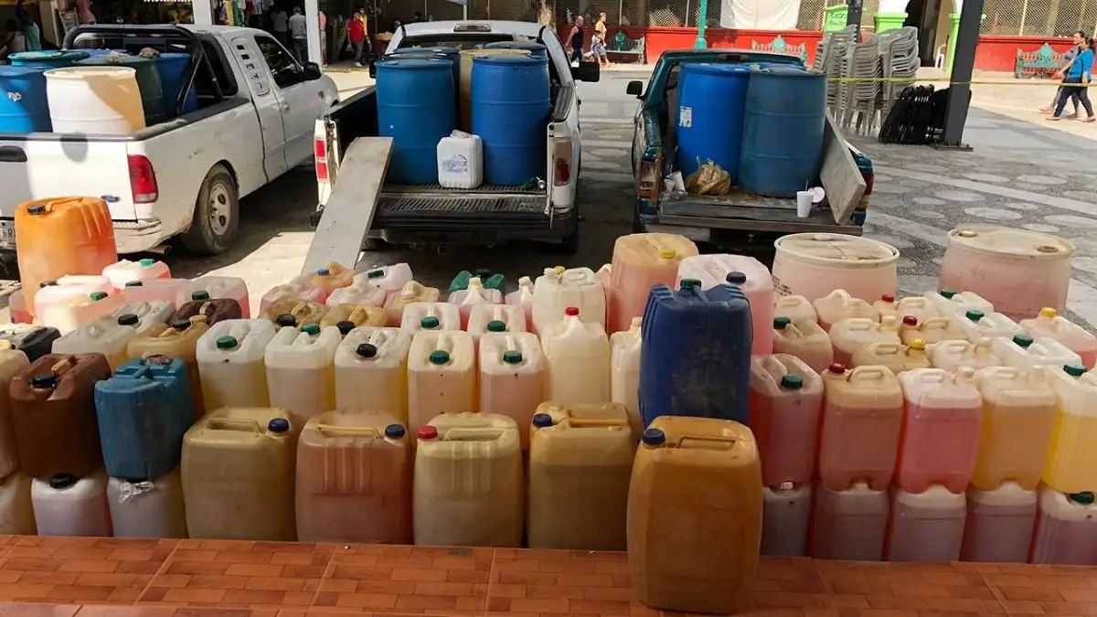 Incautan negocio por venta de huachicol en propiedad de diputada