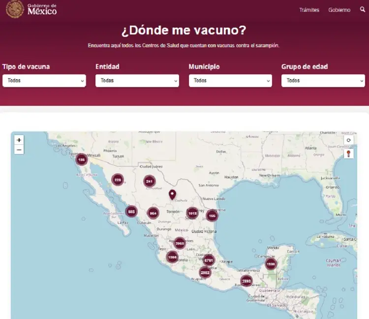 Así ubicas módulos de vacunación contra sarampión en Puebla