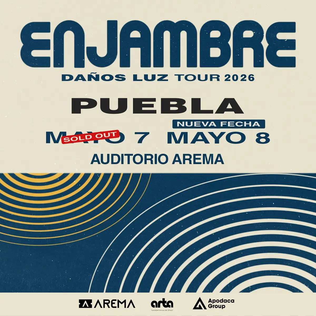 Segunda fecha de Enjambre en Puebla: ¿cuándo es la venta de boletos? 3 Segunda fecha de Enjambre en Puebla