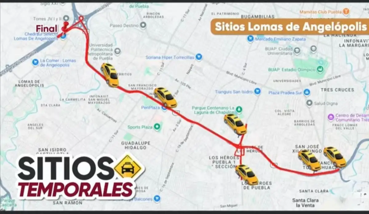 Transporte temporal en Puebla será brindado por ADO y Estrella Roja