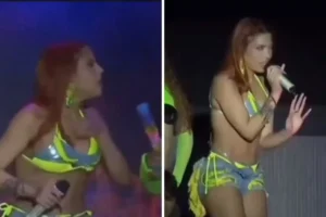 Yeri Mua fuma marihuana en Carnaval de Veracruz tras pedir permiso